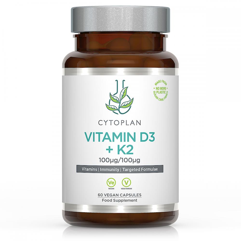 Cytoplan  Vitamin D3 + K2 (Vegan) 60's