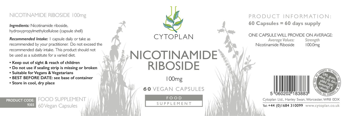 Cytoplan  Nicotinamide Riboside 100mg 60's