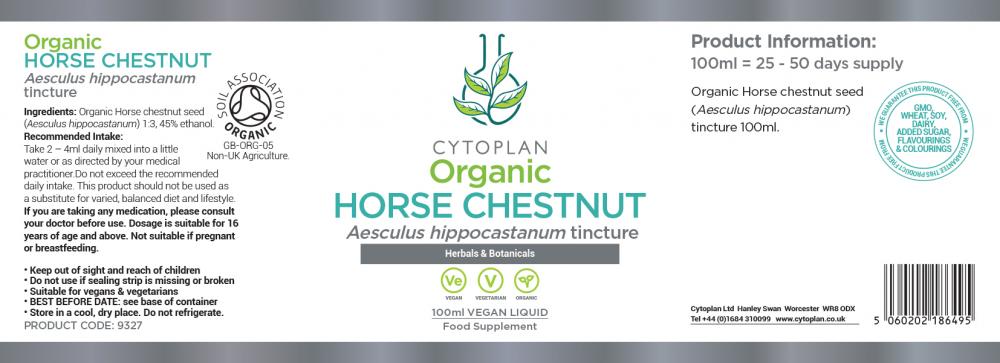 Cytoplan  Organic Horse Chestnut 100ml