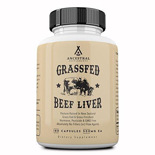 Grassfed Beef Liver, 180 capsules Ancestral Supplements by Ancestral Supplements