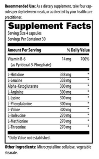 Designs For Health  Amino Acid Synergy 120's