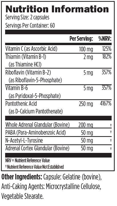 Designs For Health  Adrenal Complex 120's