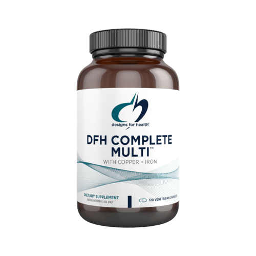 DFH Complete Multi™ with Copper &amp; Iron - 120 veg caps - Designs for Health - SOI* by Designs for Health