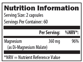 Designs For Health Magnesium Malate 120's by Designs For Health