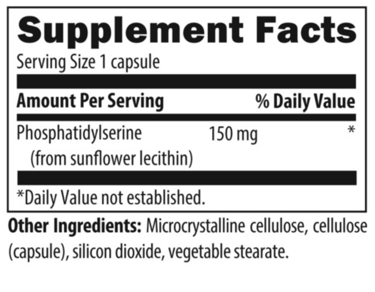 Designs For Health  PS150 Phosphatidyl Serine 60's