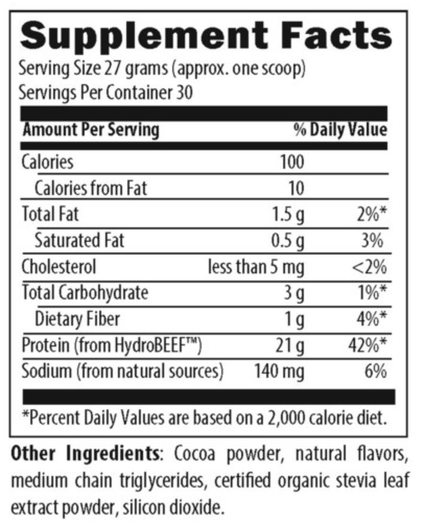 Designs For Health Pure Paleo Bone Broth Protein Chocolate 810g by Designs For Health
