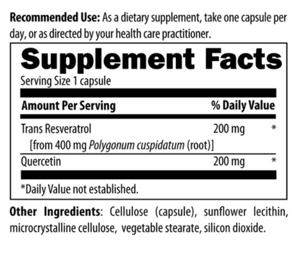 Designs For Health  Resveratrol Supreme 60's