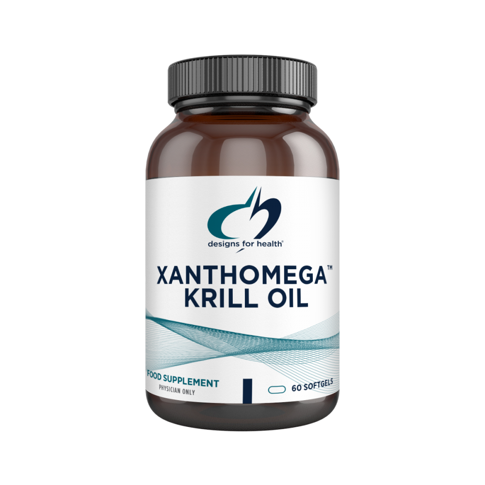 Designs For Health  XanthOmega Krill Oil 60's