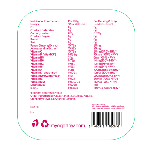 Diso  M-Vit Dissolvable Vitamin Strips 30's