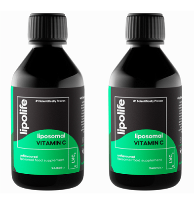LVC2 Liposomal Vitamin C (SF) 240ml – Lipolife (DOUBLE PACK) by Lipolife