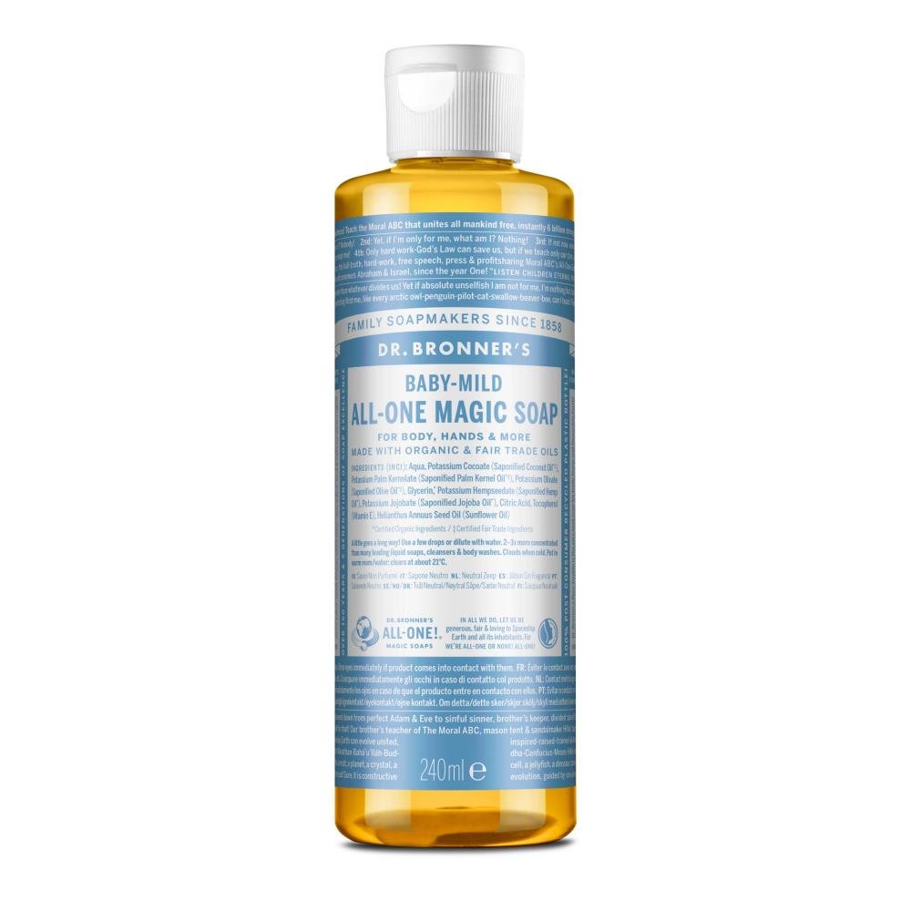 Dr Bronner's Magic Soaps Baby - Mild All - One Magic Soap 240ml by Dr Bronner's Magic Soaps