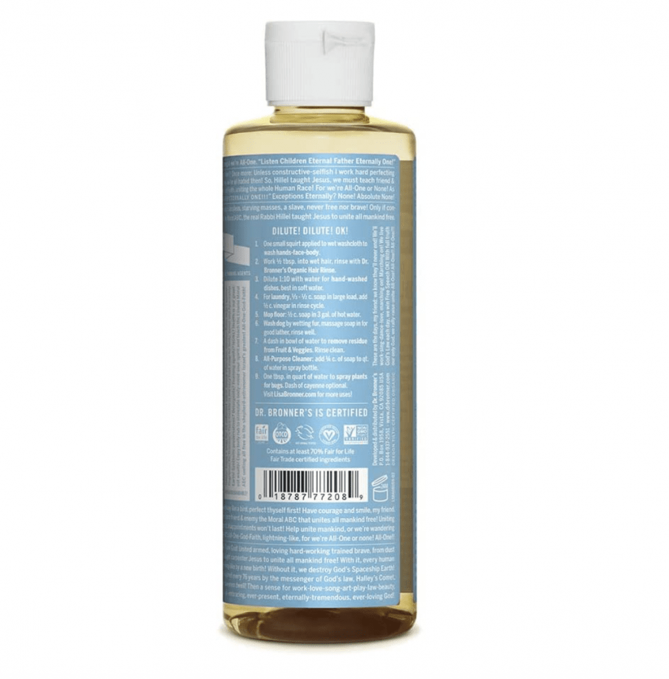 Dr Bronner's Magic Soaps Baby - Mild All - One Magic Soap 240ml by Dr Bronner's Magic Soaps