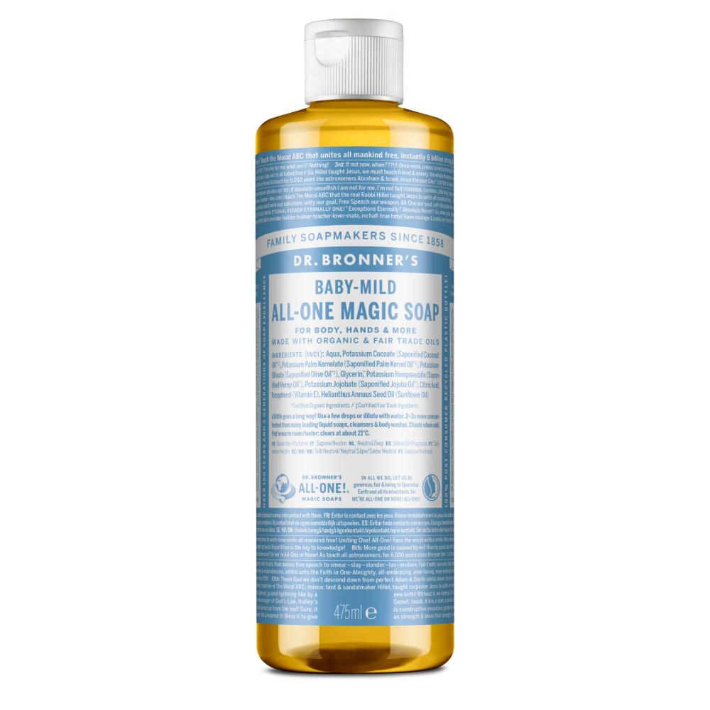 Dr Bronner's Magic Soaps  Baby-Mild All-One Magic Soap 475ml