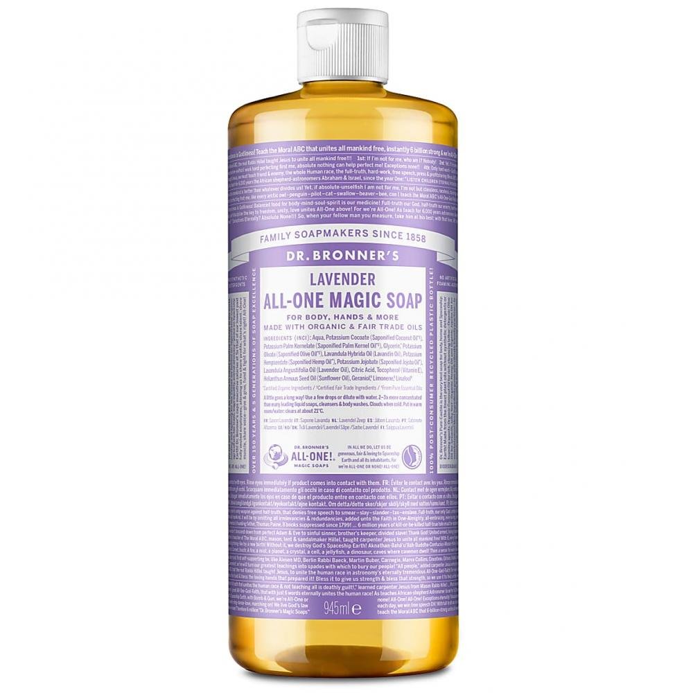 Dr Bronner's Magic Soaps Lavender All - One Magic Soap 945ml by Dr Bronner's Magic Soaps