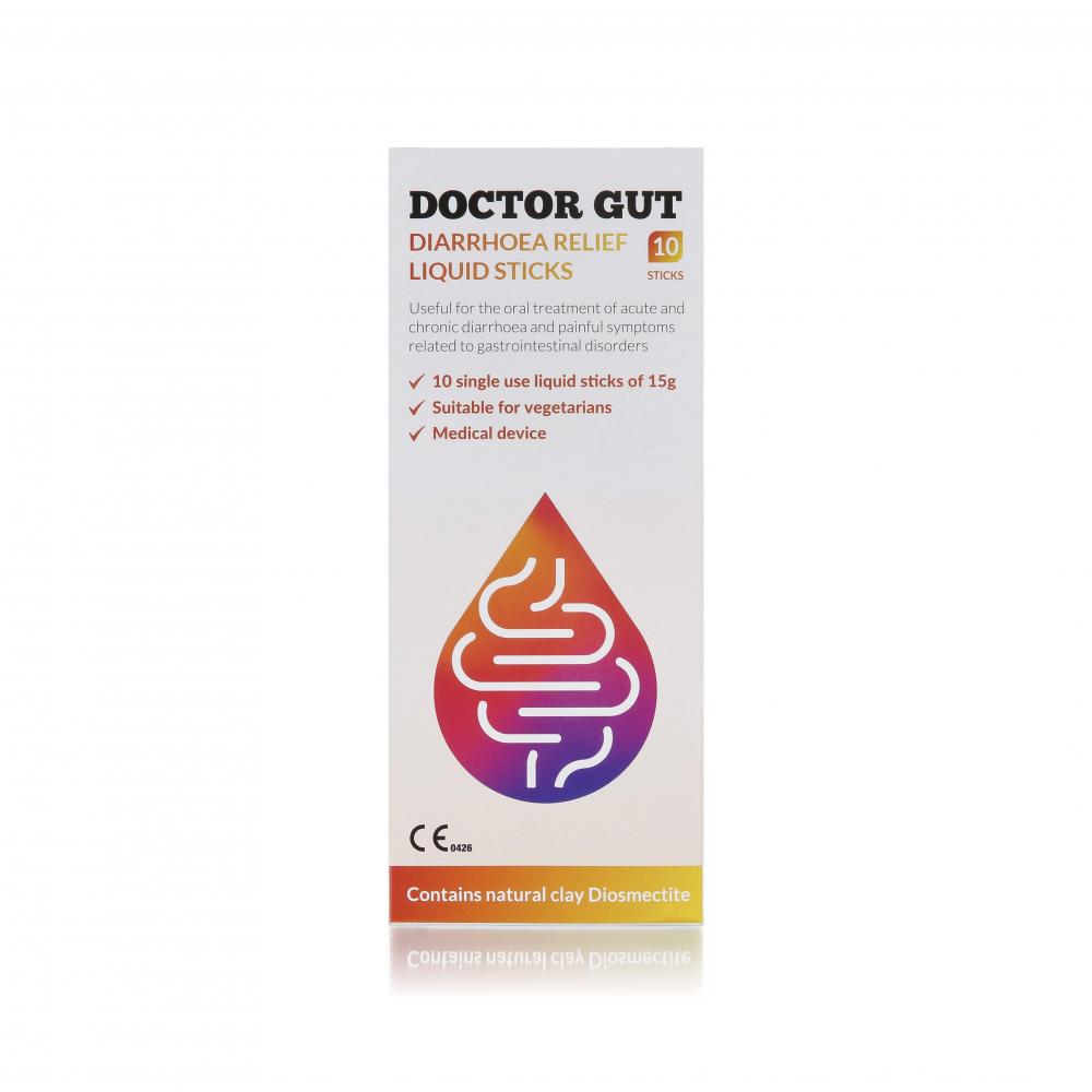 Doctor Gut  Diarrhoea Relief Liquid Sticks 10's