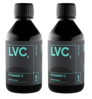 LVC1 Liposomal Vitamin C, 240ml - Lipolife DOUBLE PACK by Lipolife