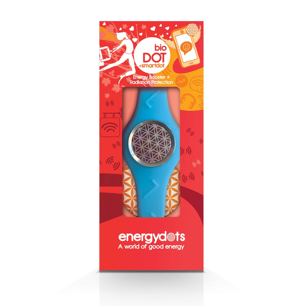Bioband + smartDOT Blue Medium 180mm by EnergyDOTs
