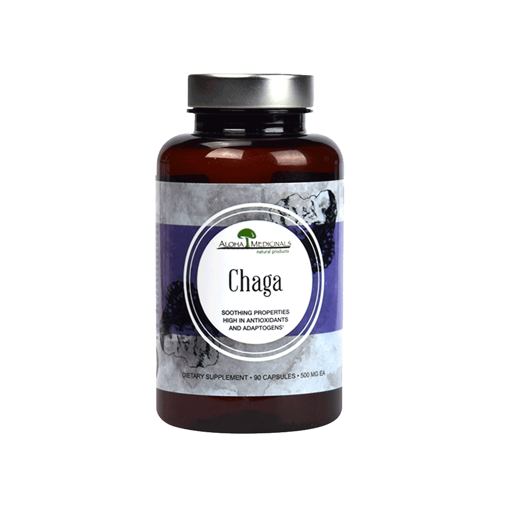 Pure Chaga 90 Capsules - Aloha Medicinals by Aloha Medicinals