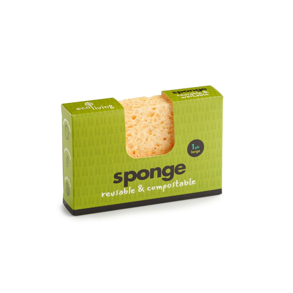 ecoLiving  Sponge Reusable + Compostable (1 Pack) Large