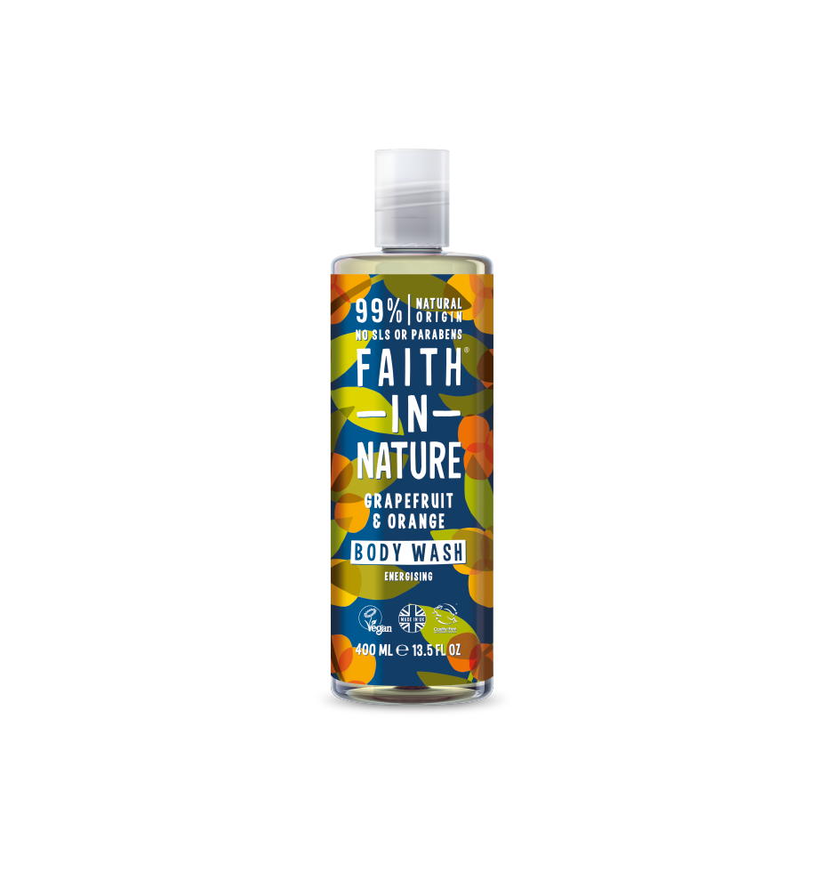 Faith In Nature  Grapefruit & Orange Body Wash 400ml