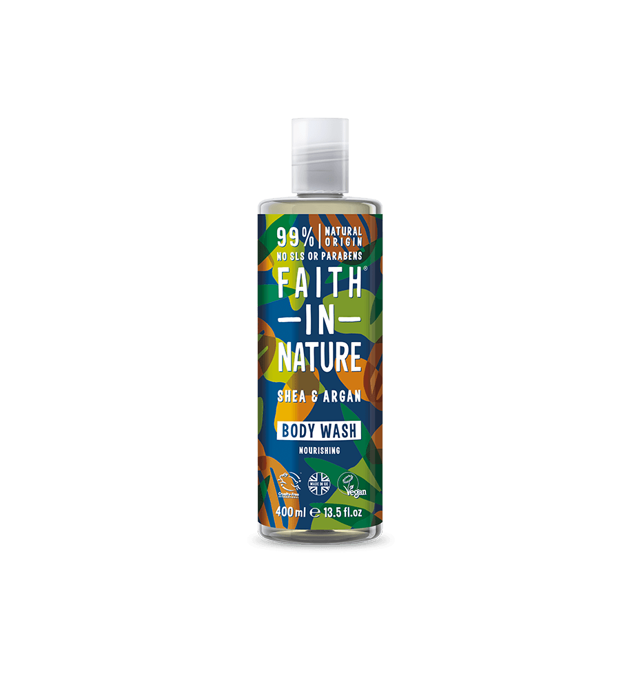 Faith In Nature Shea & Argan Body Wash 400ml by Faith In Nature
