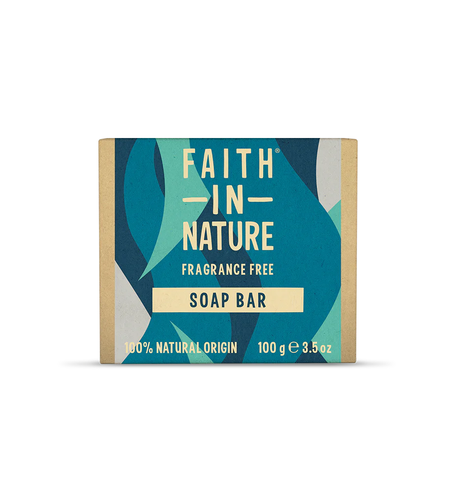 Faith In Nature  Fragrance Free Soap Bar 100g