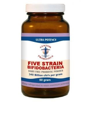 Five Strain Bifidobacteria 50g - Custom Probiotics *SOI* by Custom Probiotics
