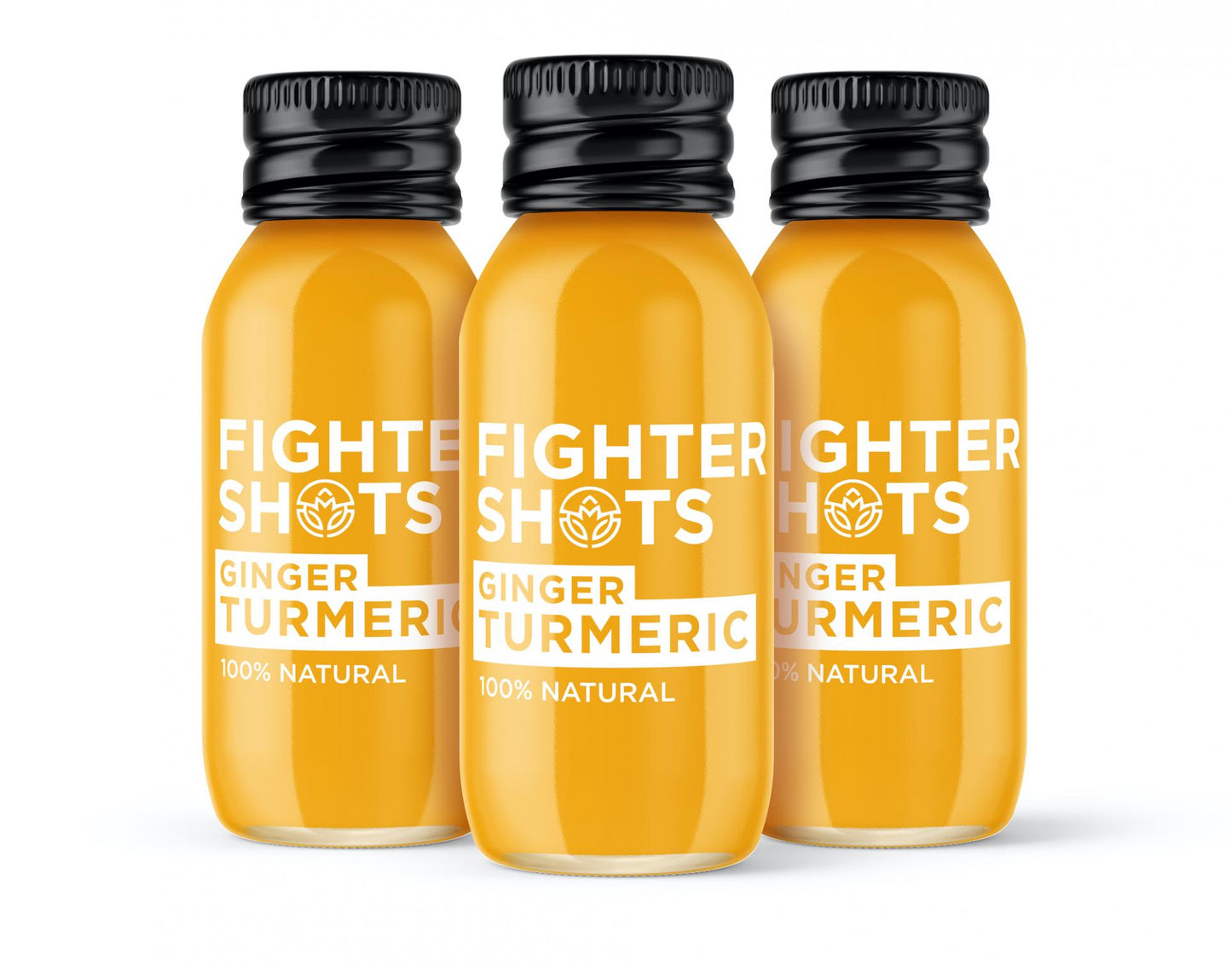 Fighter Shots  Ginger Turmeric 12x60ml CASE