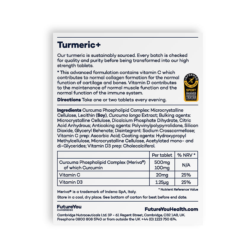 FutureYou Cambridge  Turmeric+ 28's