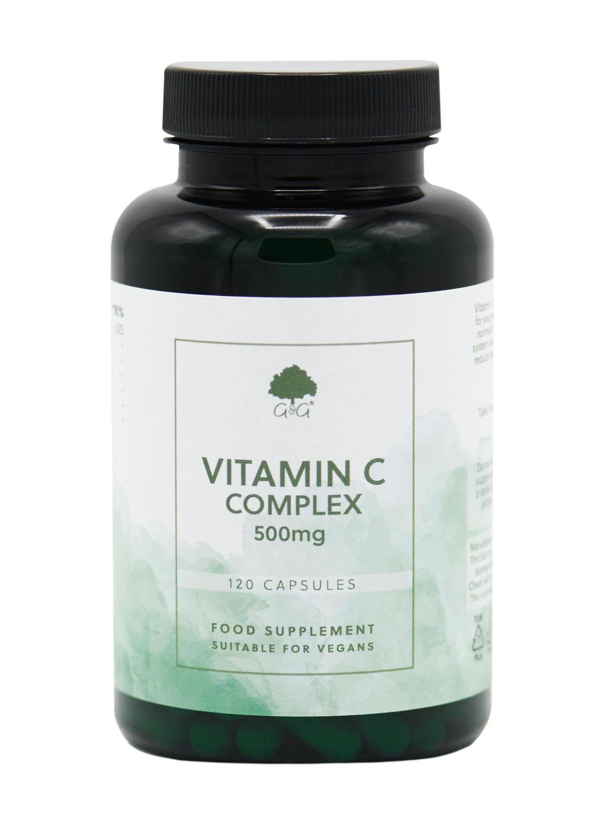 G&G Vitamins  Vitamin C 500mg Complex 120's