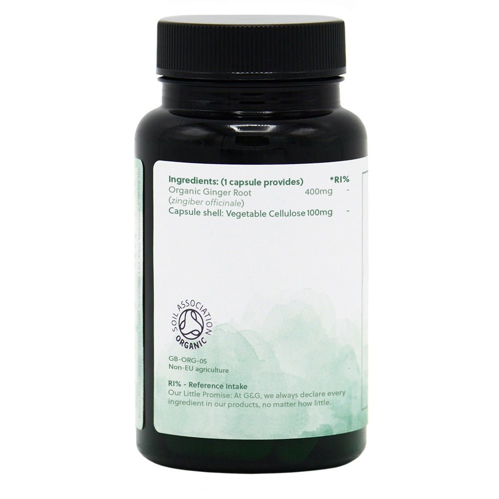 G&G Vitamins Organic Ginger Root 60s by G&G Vitamins