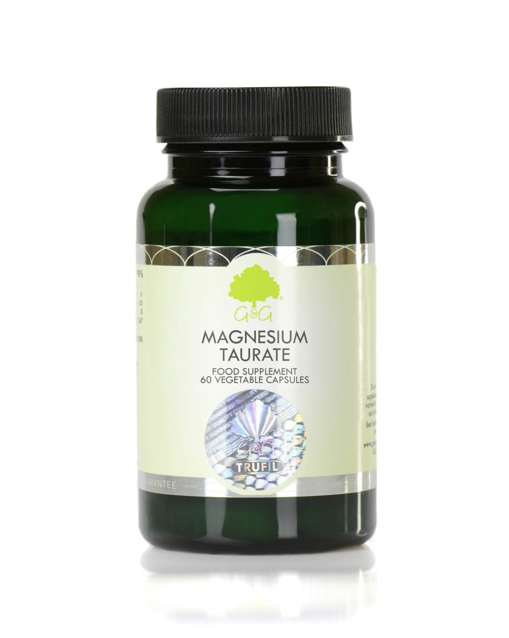 Magnesium Taurate 50mg, 60 capsules - G&amp;G Vitamins by G&amp;G Vitamins