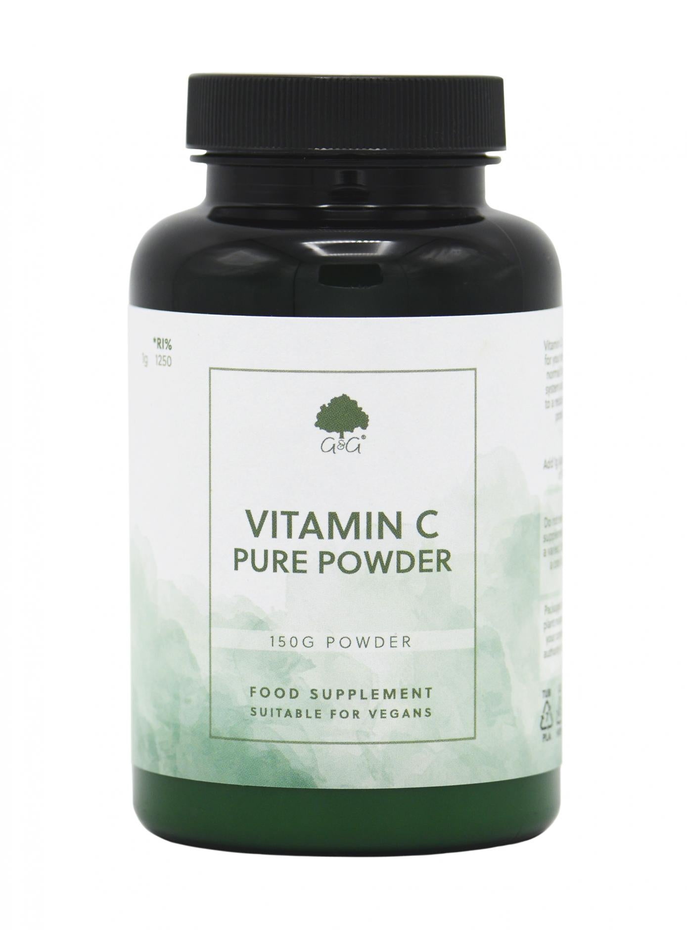 G&G Vitamins Vitamin C Pure Powder 150g by G&G Vitamins