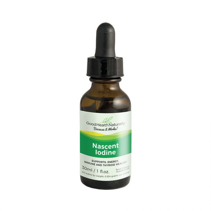 Good Health Naturally  Nascent Iodine 30ml