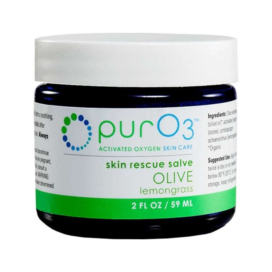 Good Health Naturally  PurO3 Skin Rescue Salve Olive Lemongrass 59ml
