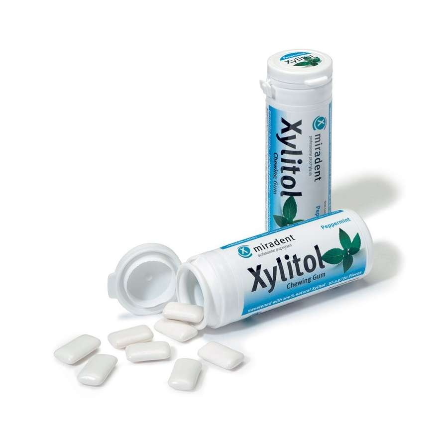 Good Health Naturally  Miradent Xylitol Gum Peppermint 30's x 12 CASE
