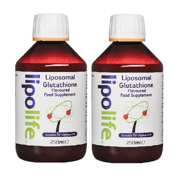 LLG3 Liposomal Glutathione (Peach & Vanilla Flavour) - lipolife DOUBLE PACK by Lipolife