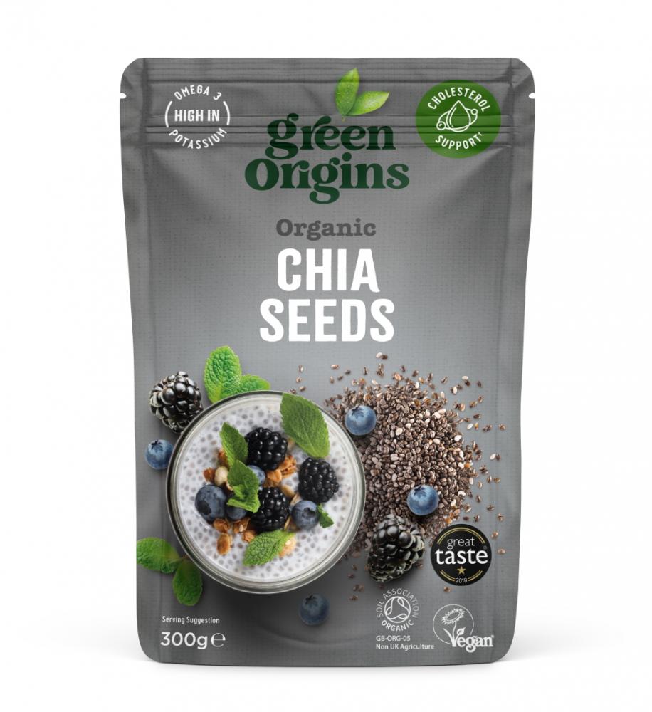 Green Origins  Organic Chia Seeds 300g