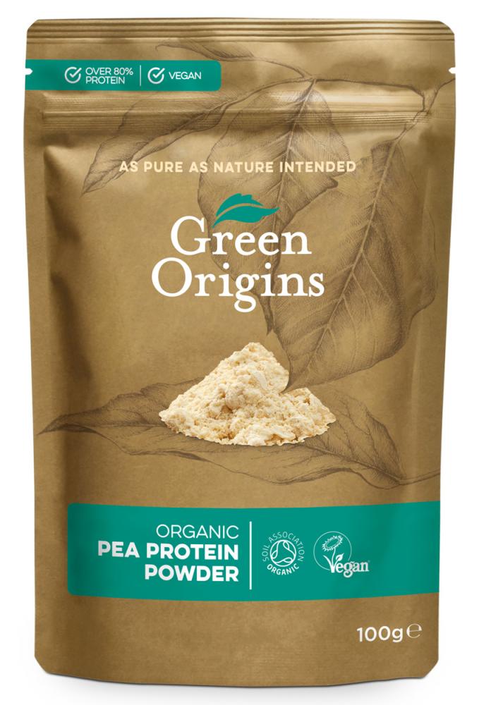 Green Origins Organic Pea Protein Powder 100g by Green Origins