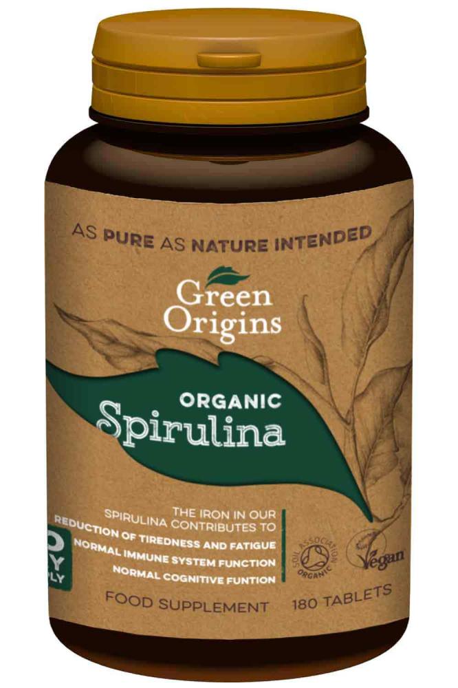 Green Origins  Organic Spirulina Tablets 180's