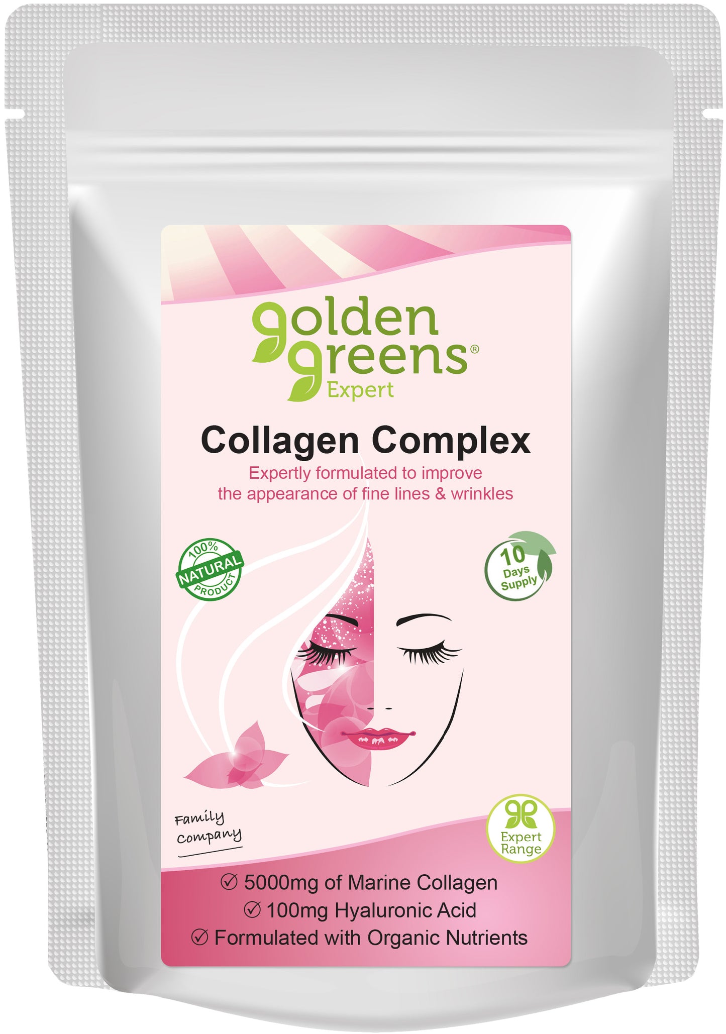 Golden Greens (Greens Organic)  Collagen Complex 300g