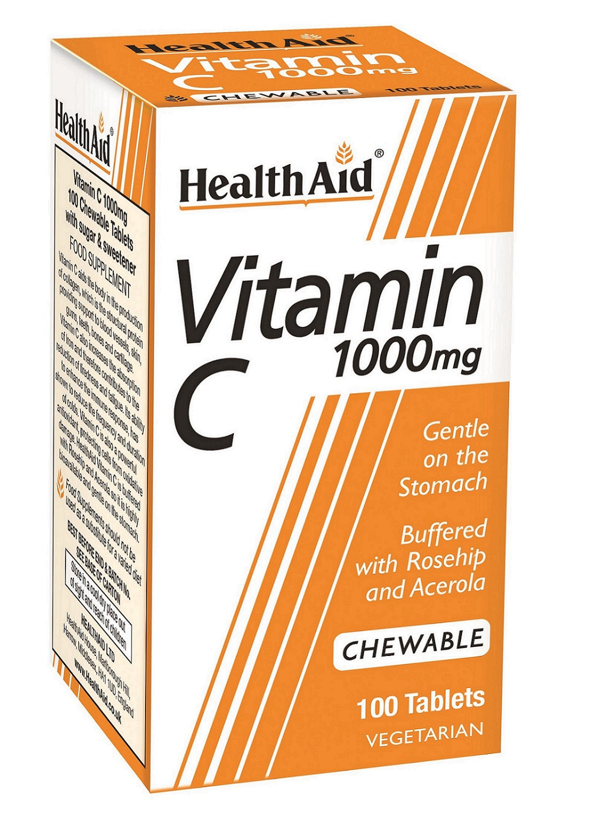 Health Aid  Vitamin C 1000mg Chewable 100's