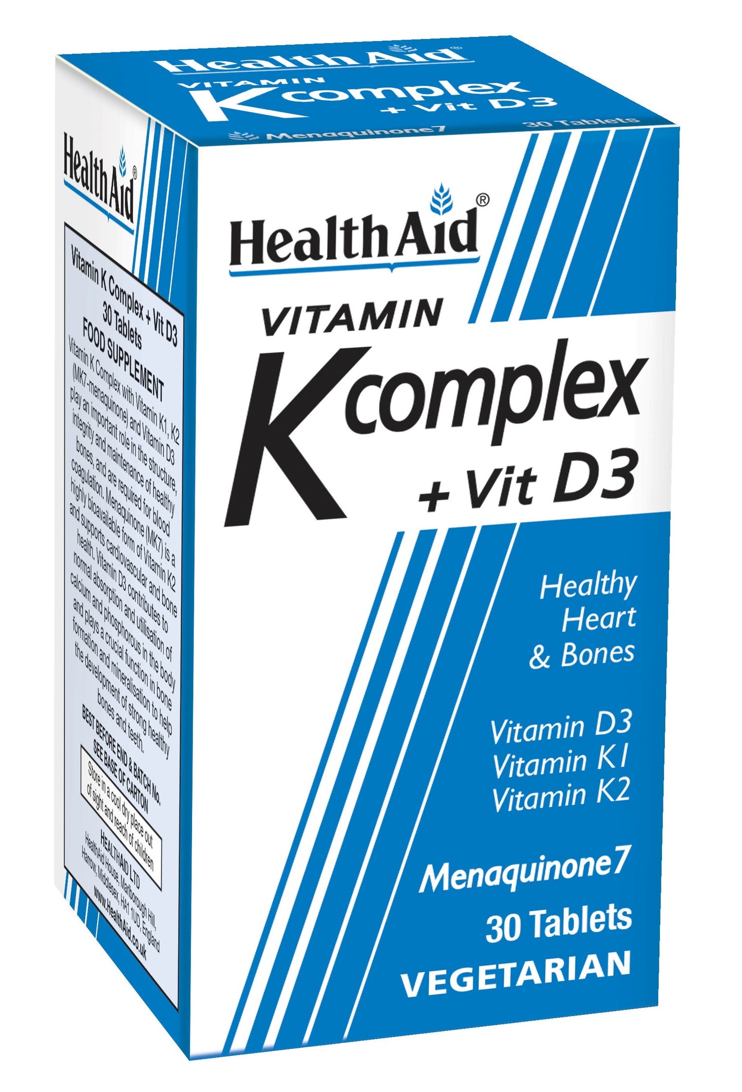 Health Aid  Vitamin K Complex + Vit D3 30's