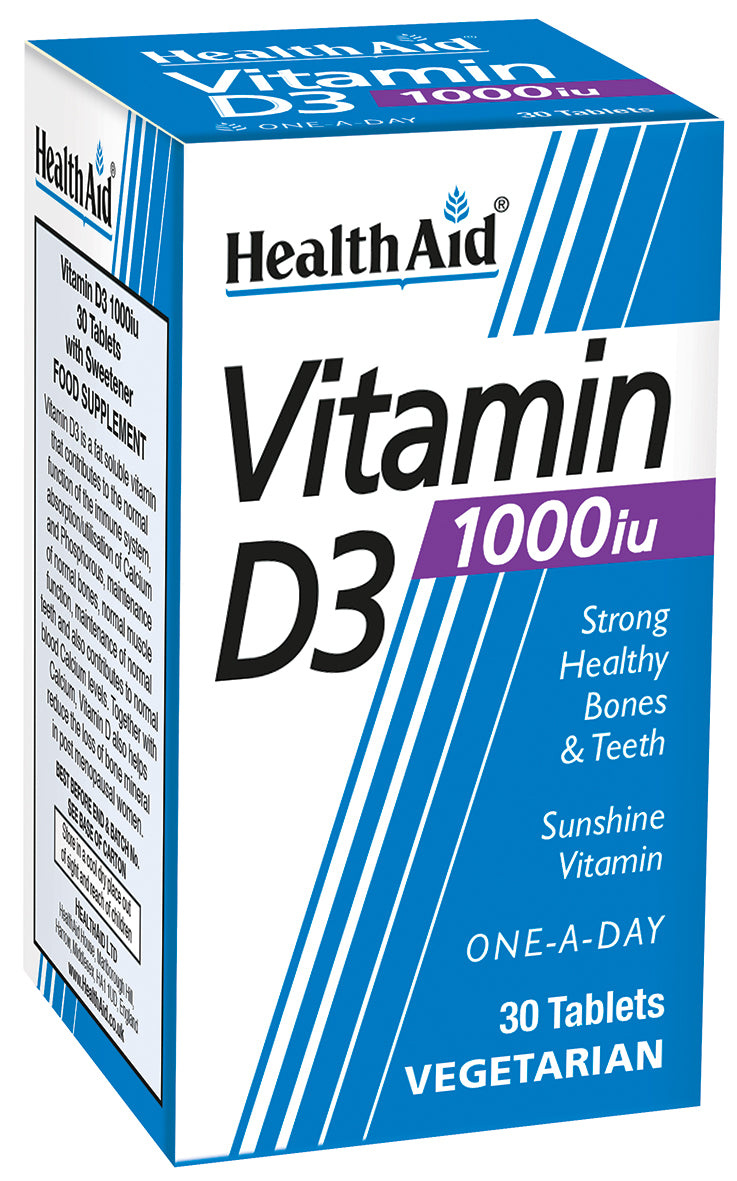 Health Aid  Vitamin D3 1000iu 30's