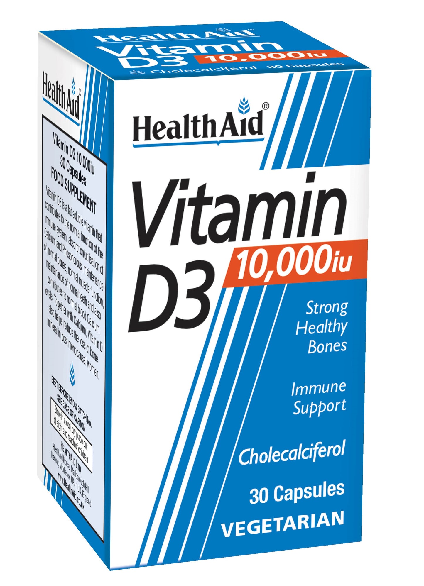 Health Aid  Vitamin D3 10,000iu 30's