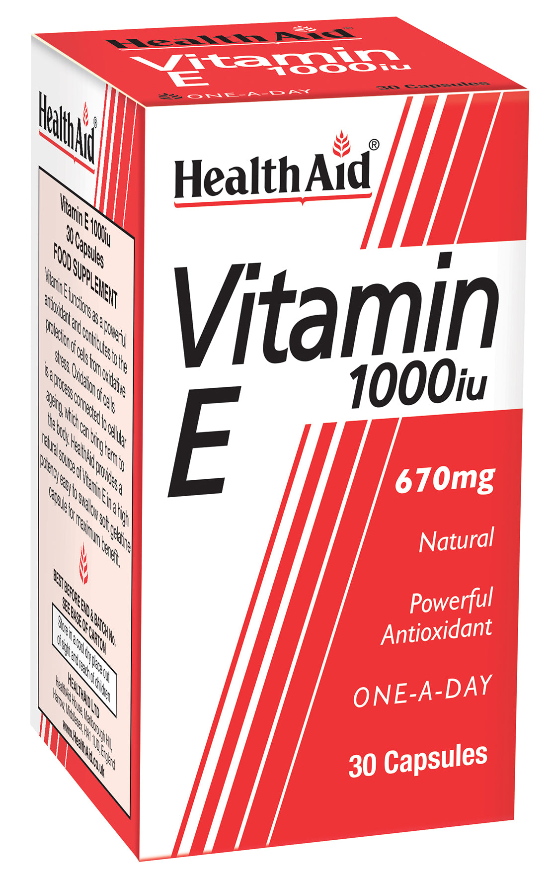 Health Aid  Vitamin E 1000iu 30's