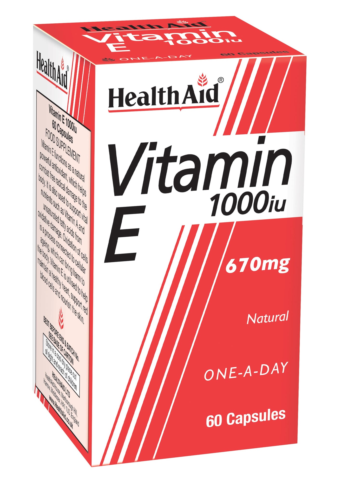 Health Aid  Vitamin E 1000iu 60's