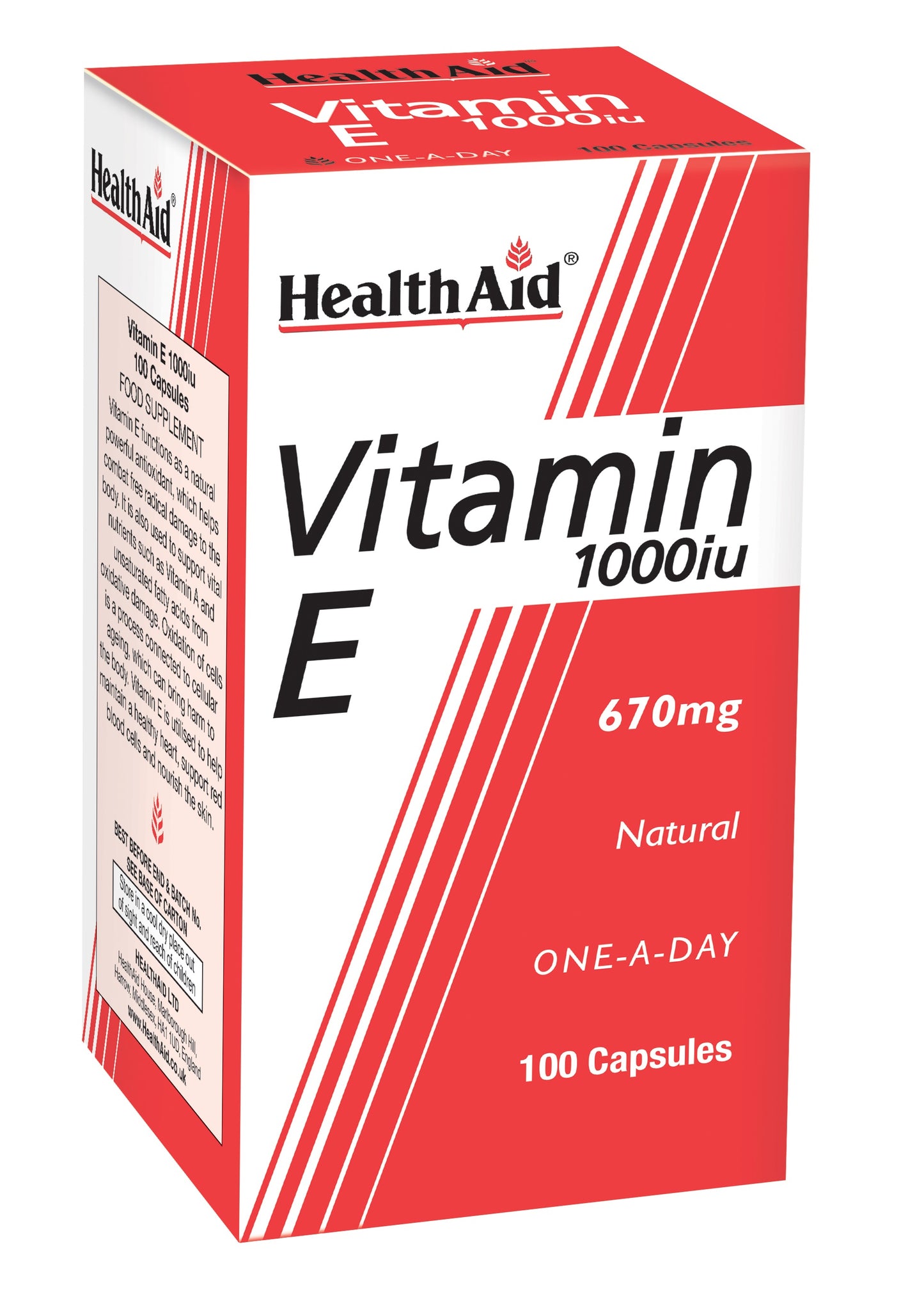 Health Aid  Vitamin E 1000iu 100's