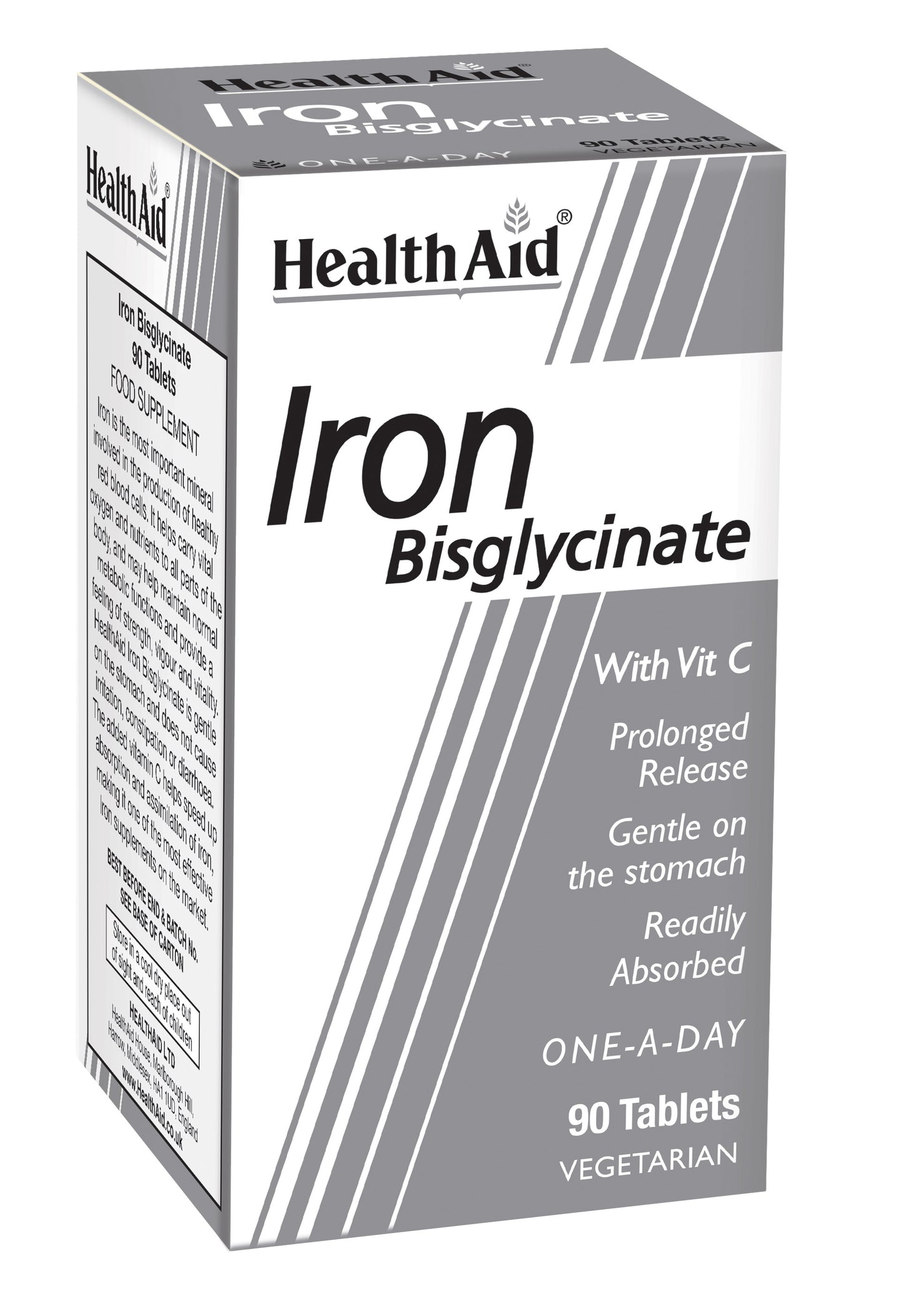 Health Aid  Iron Bisglycinate  90's