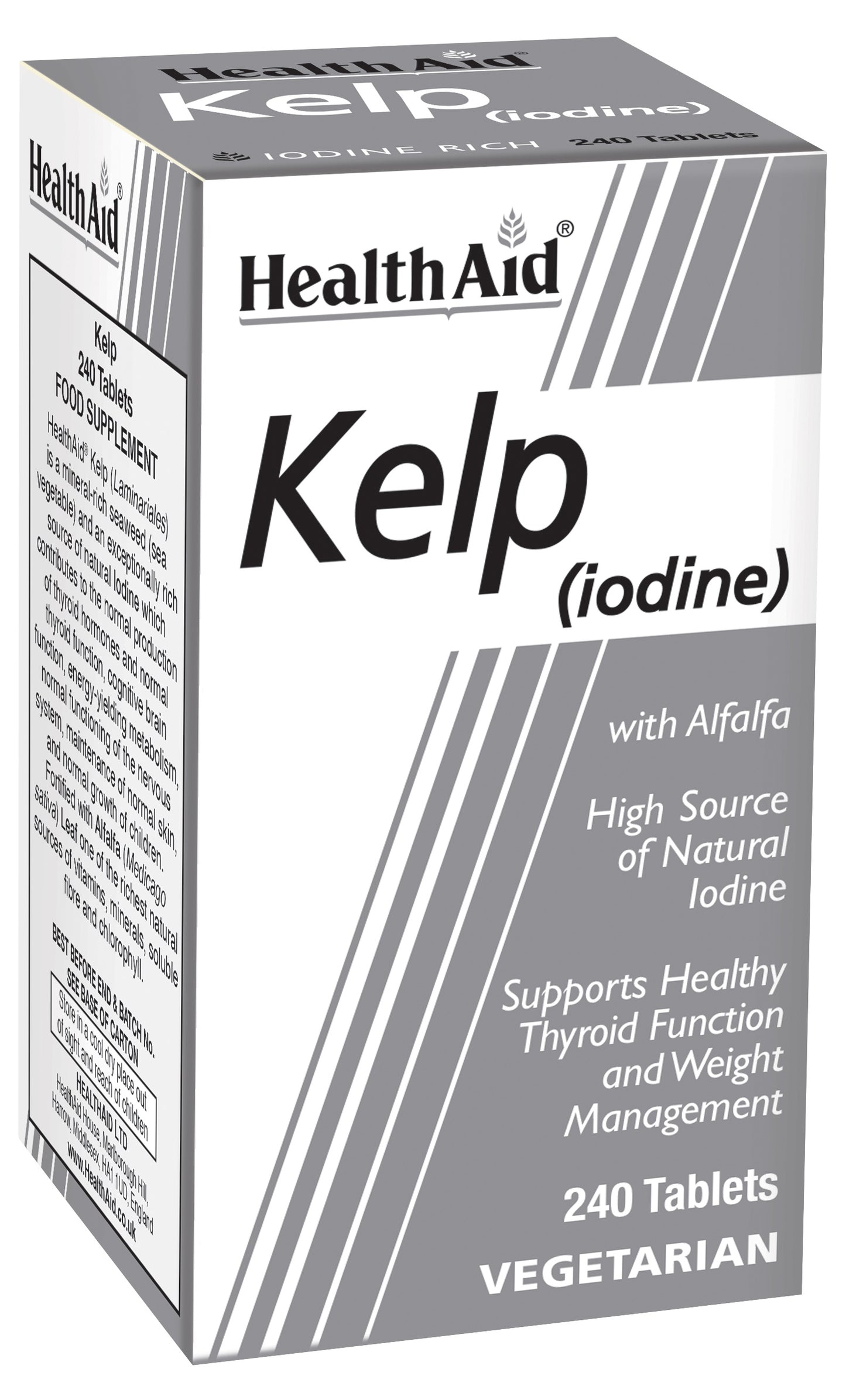 Health Aid  Kelp Iodine   240's